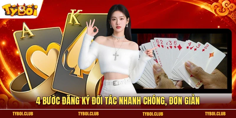 4 bước đăng ký đối tác nhanh chóng, đơn giản