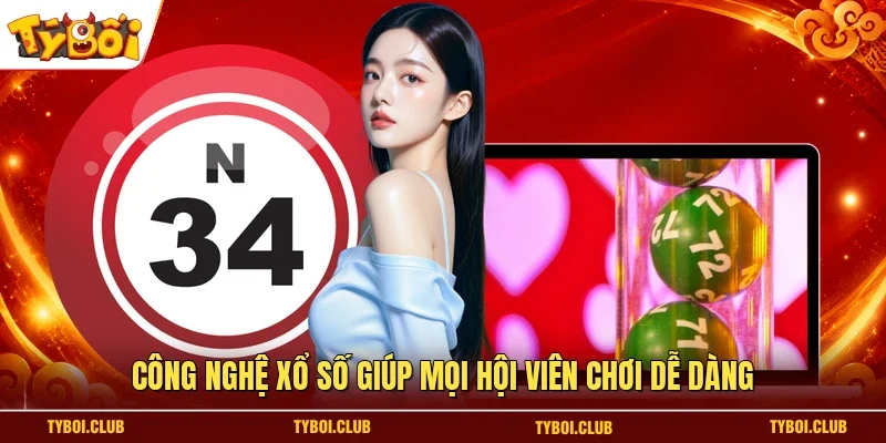 Công nghệ xổ số giúp mọi hội viên chơi dễ dàng